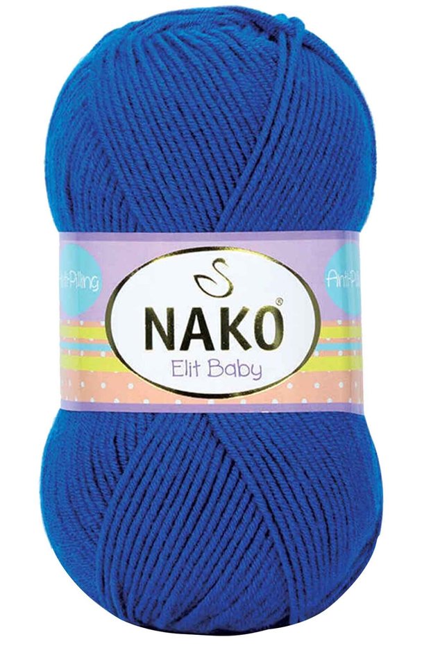 Elite Baby Hand Knitting Yarn Non-Pilling Baby Wool Cobalt Blue 10346