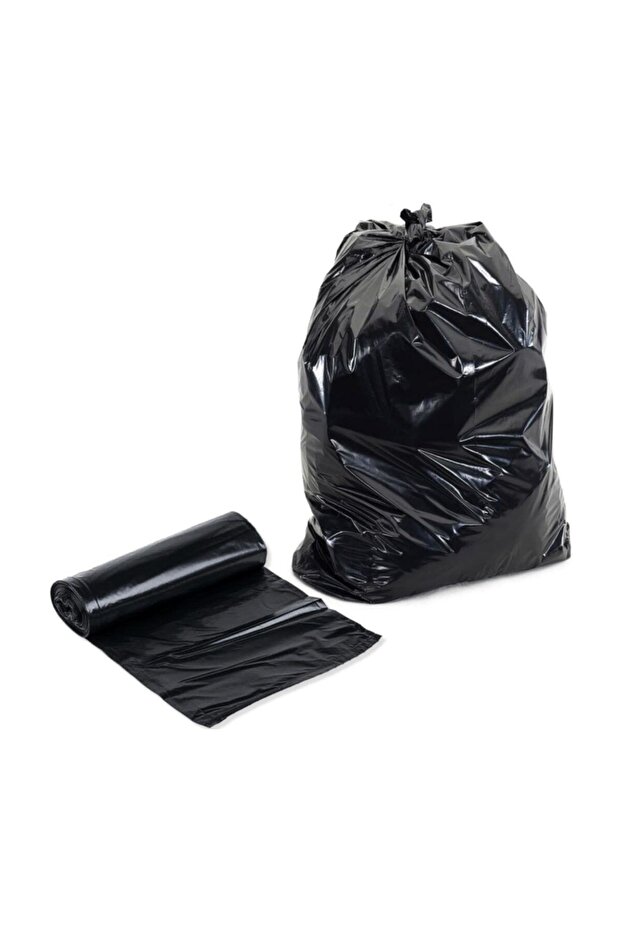 Siyah Çöp Poşeti 80x110 Rulo Jumbo Çöp Poşeti J400 10 Adet - 3