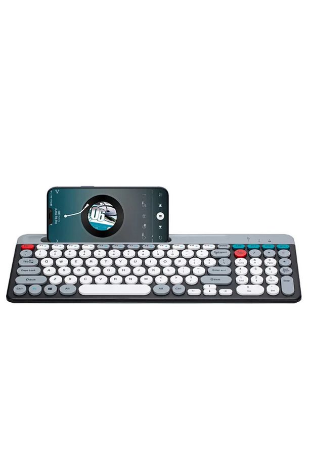 Bluetooth Klavye Mouse Kablosuz Klavye ve RGB Mouse Set 2.4G Bluetooth Lithium Batarya ZYG-806 - 4