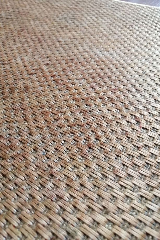 Dama Desenli Jüt Detaylı Pvc Tabanlı Kalın Kapı Önü Paspası 45x75 - 3