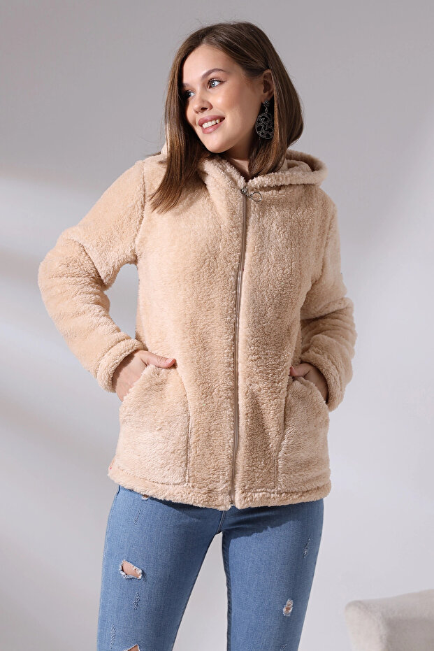 Fleecová mikina na zip - 4