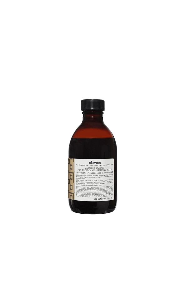 Alchemic Çikolata Şampuan- Koyu kahverengi ve Siyah saçlar için koruyucu şampuan (280ml) - 1