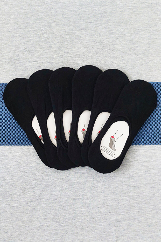 Babet Unisex Non-Slip 6-Piece Invisible Socks