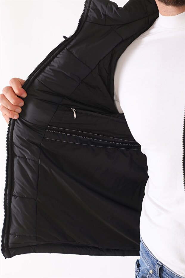 M8601 Erkek Mont-siyah - 3