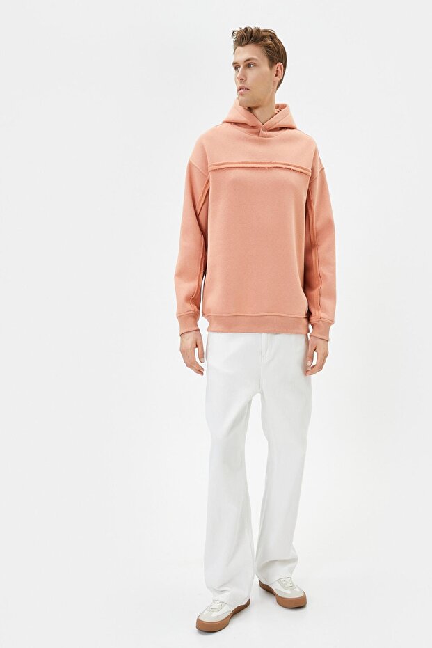 Erkek Pembe Sweatshirt - 2