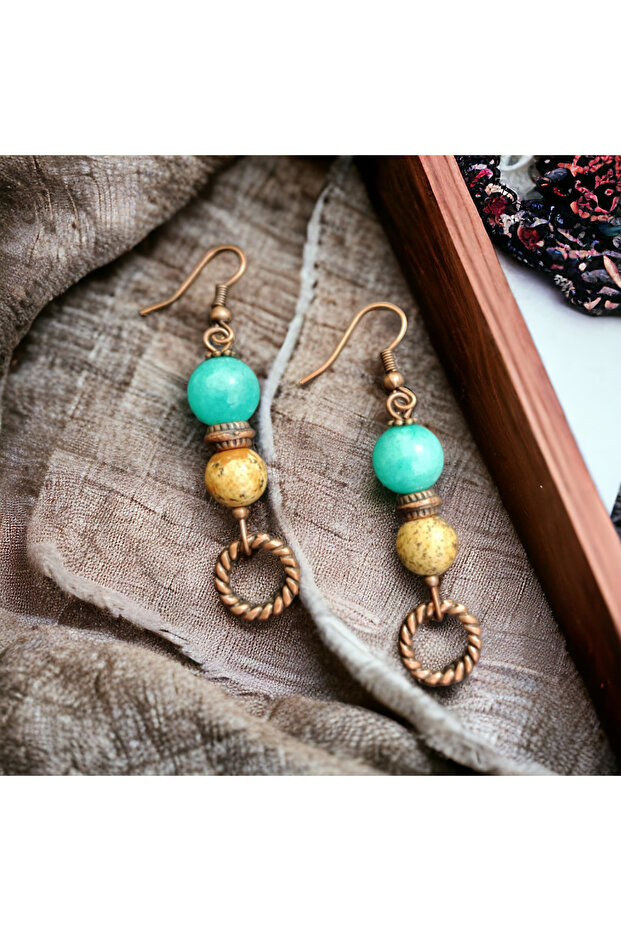 Natural Stone Handmade Earrings