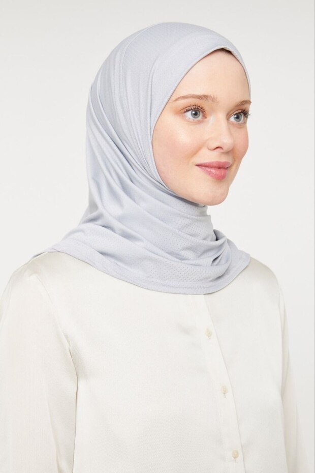 Women's Hijab Practical Hijab Shawl Light Gray