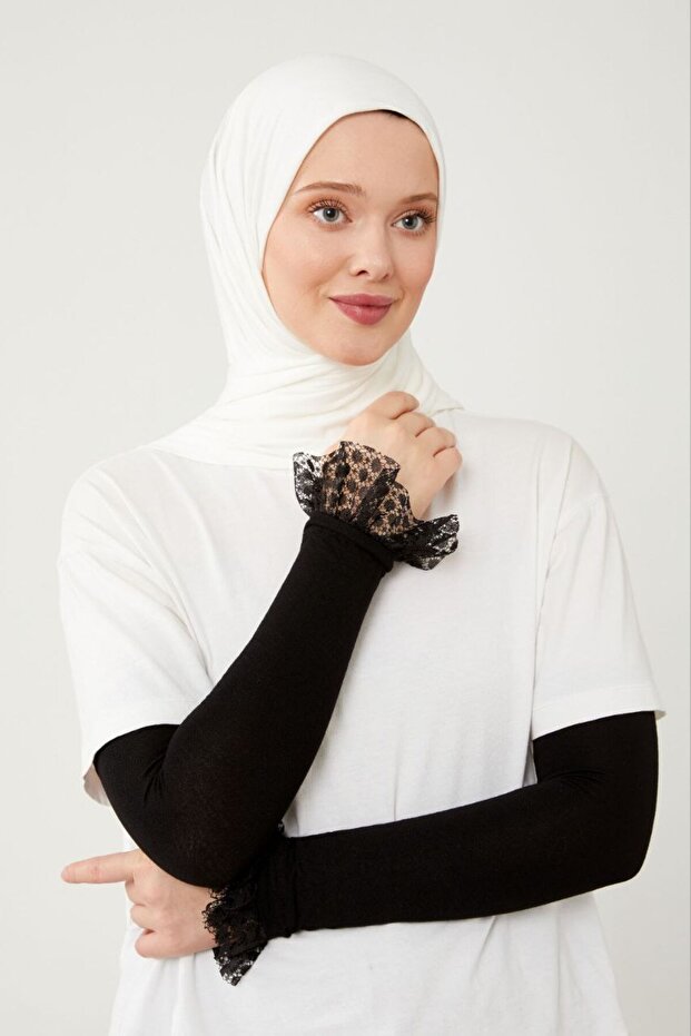Women's Hijab Lace Sleeve