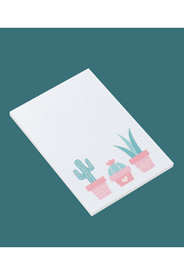 3 Pieces - A6 Size Top Glue Note - Glue Notepad - Patterned Notepad - Notepad - Notepad - 5