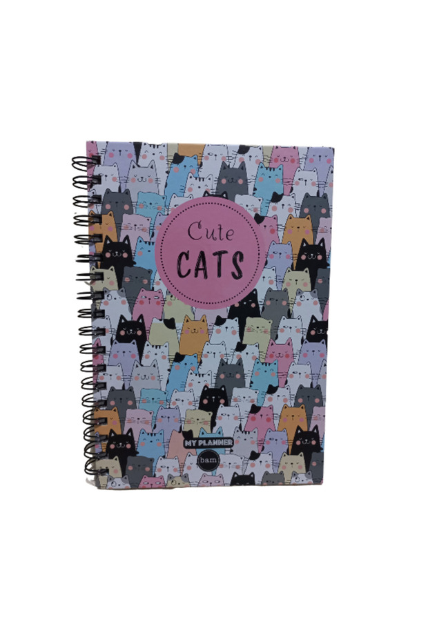CUTE CATS TALKING AGENDA قرطاسية زرقاء
