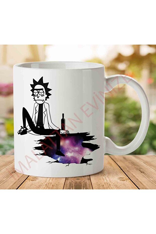كوب R and M Drunk Galaxy مطبوع على الجانبين