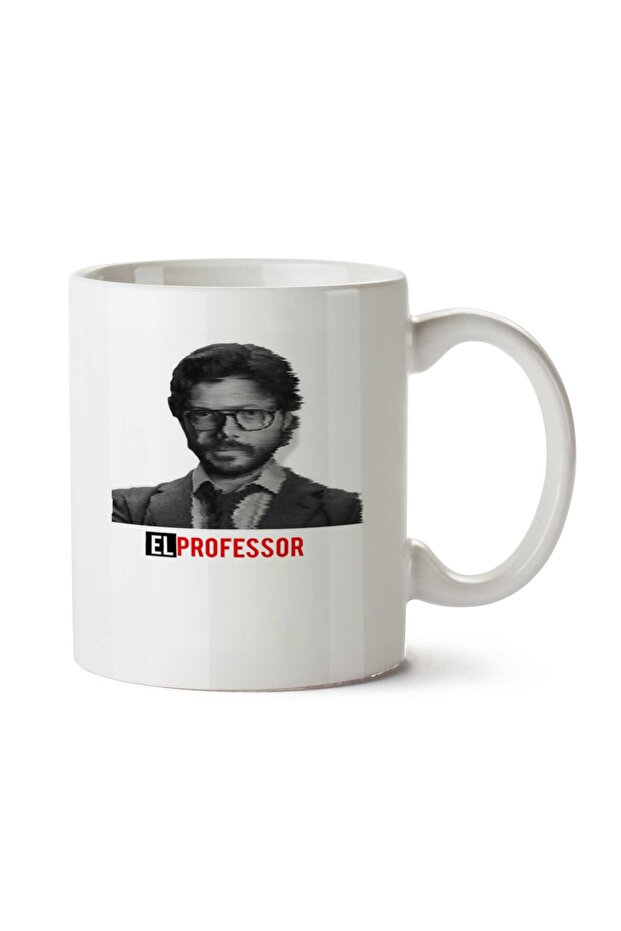 كوب مطبوع على الجانبين من El Professor