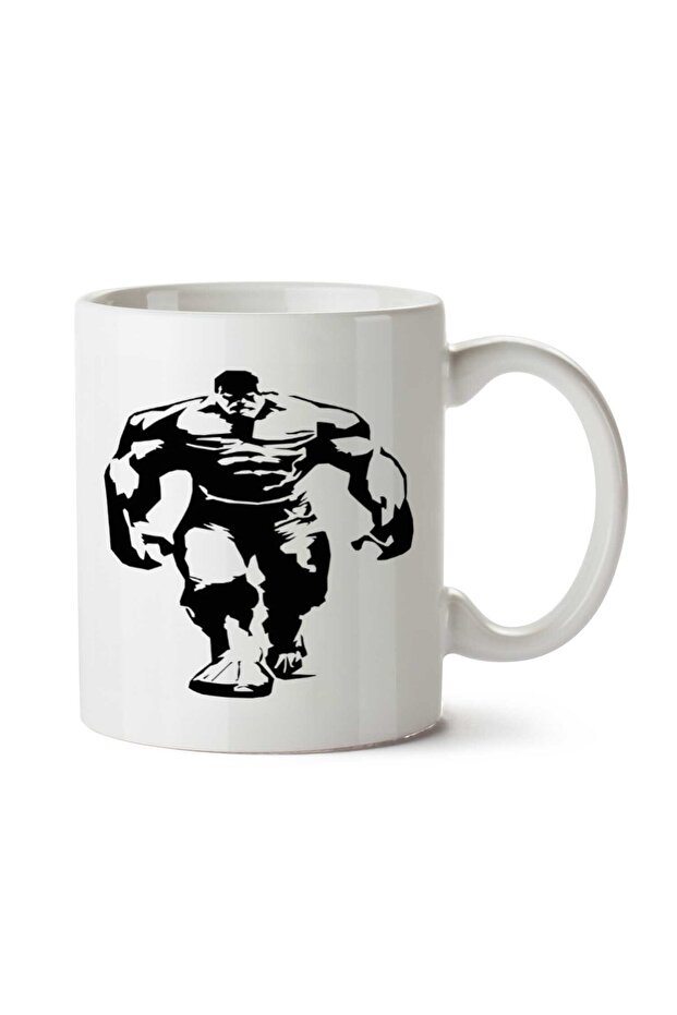 HULK (2) Black Two Sided Printed Mug