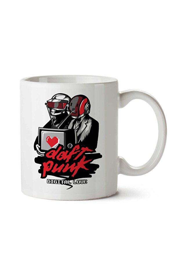 كوب Daft Punk Digital Love مطبوع على الجانبين