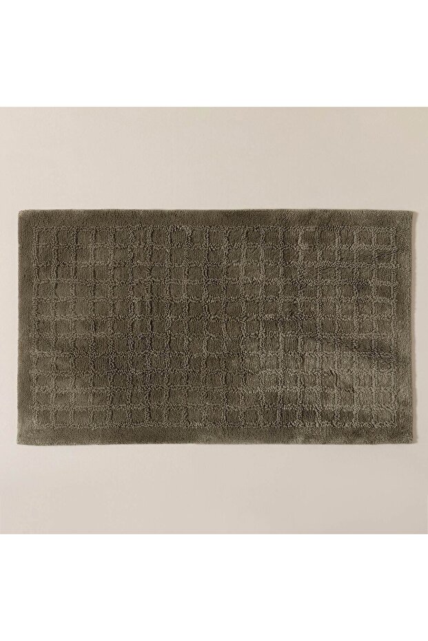 Green Bradford Bath Mat - 70X130 cm