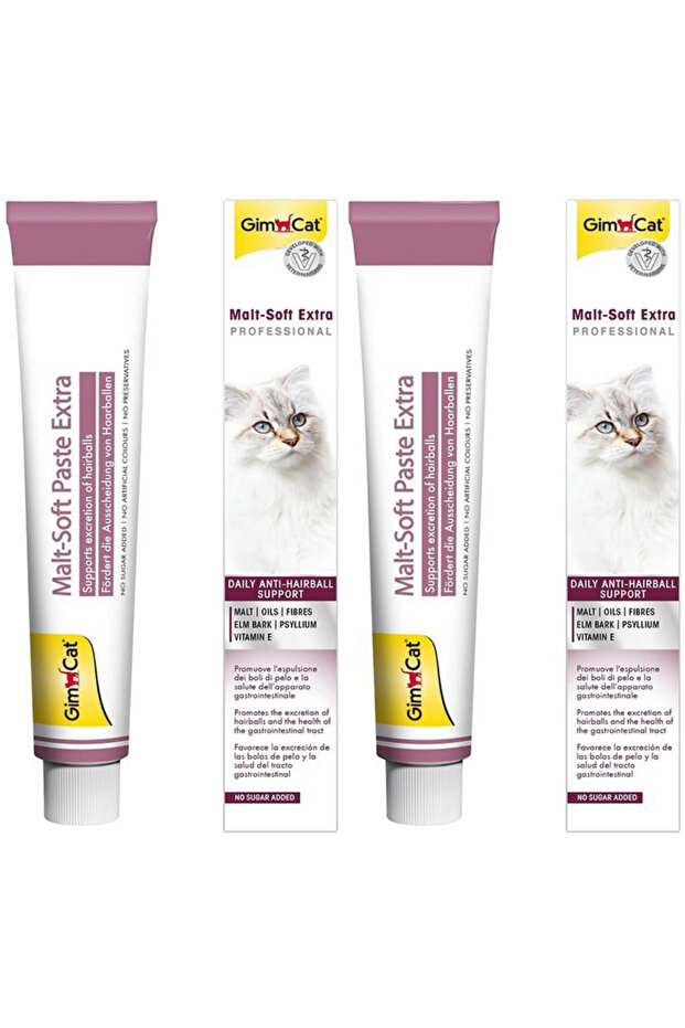 Malt-Soft Extra Tüy Yumağı Önleyici Kedi Macunu 100gr - 2 Adet - 1