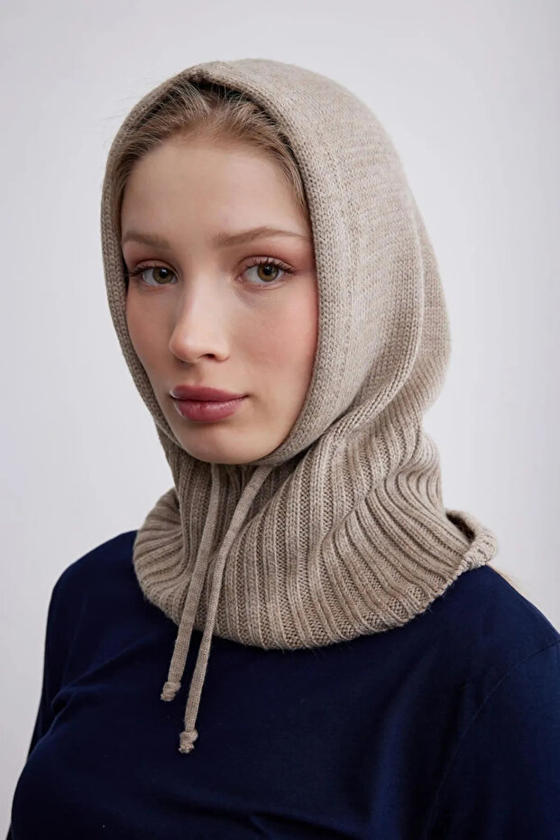 Knitwear Headboard Balaclava Beanie Knitted Headboard