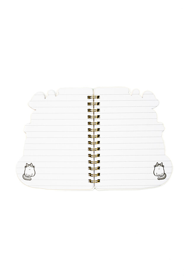 Cute Cat A6 Lined Notebook - 3