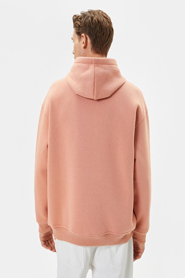 Erkek Pembe Sweatshirt - 4