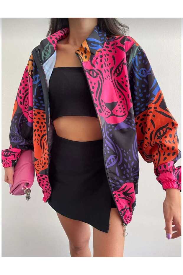 Digital Pattern Raincoat digital printing - 2