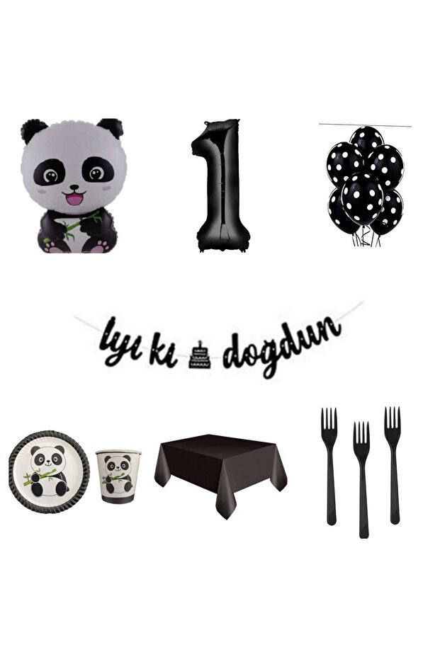 مجموعة حفلات الباندا الصغيرة - 1