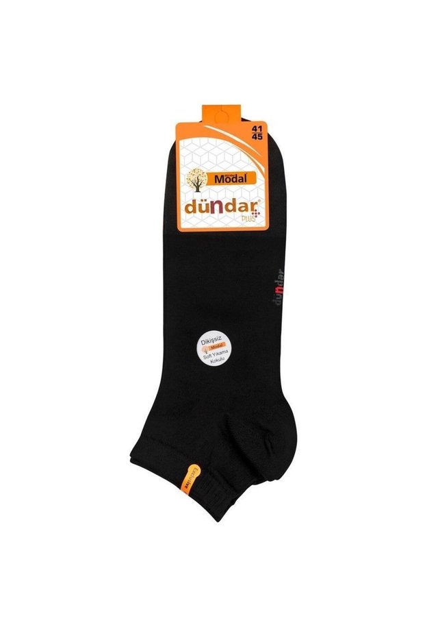 PLUS MEN'S MODAL SEAMLESS SMELL-PROOF BOOTS BLACK 6-PACK 6838