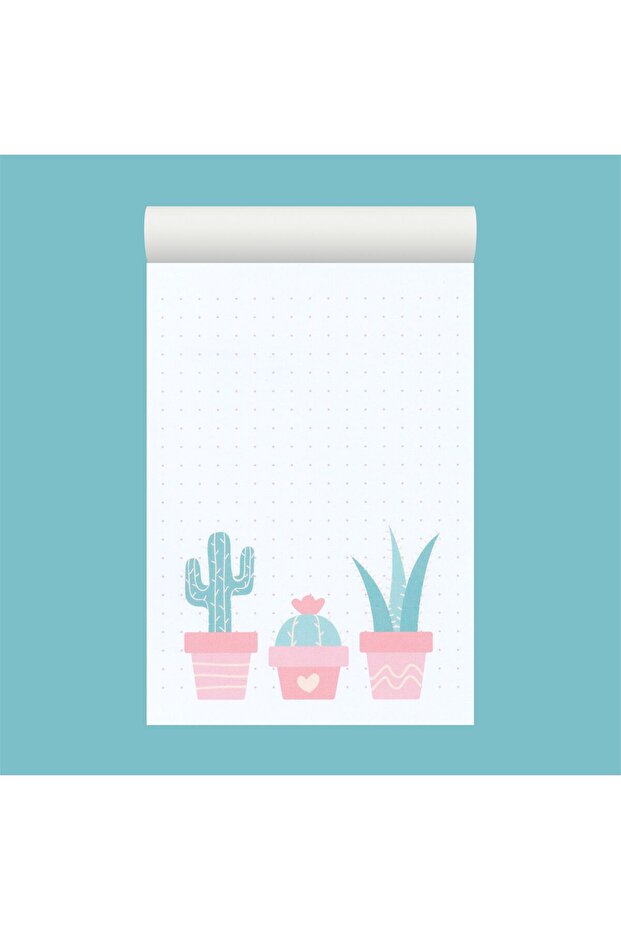 3 Pieces - A6 Size Top Glue Note - Glue Notepad - Patterned Notepad - Notepad - Notepad - 3