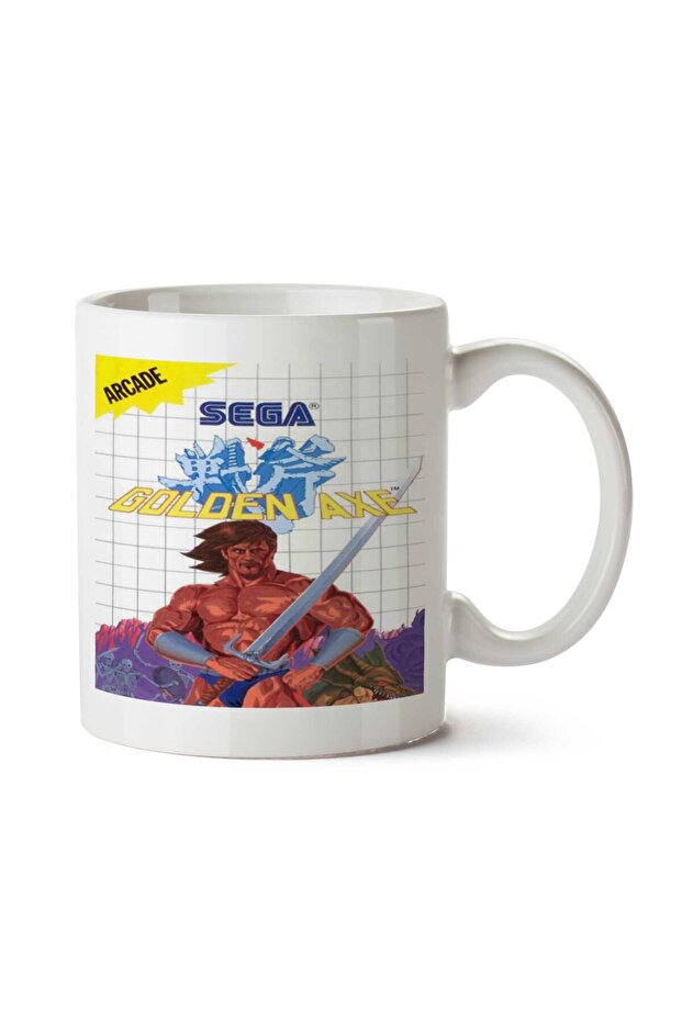 كوب Golden Axe مطبوع على الجانبين