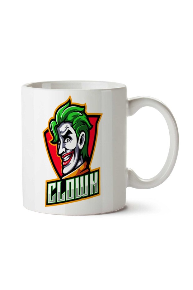 كوب مطبوع على الجانبين من Clown Clown