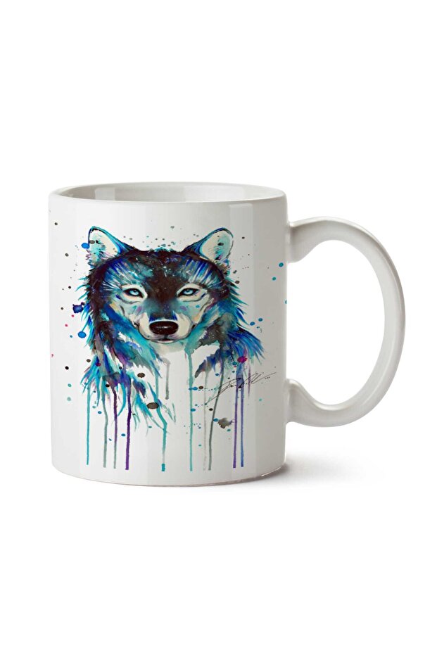 كوب وولف وولف مطبوع على الجانبين - 1