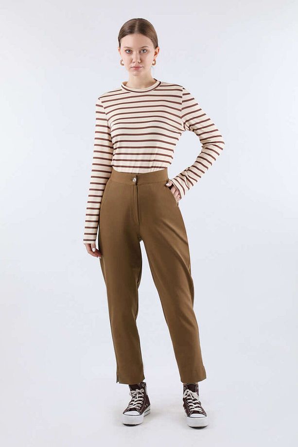 Cigarette Pantolon Kahve - 1