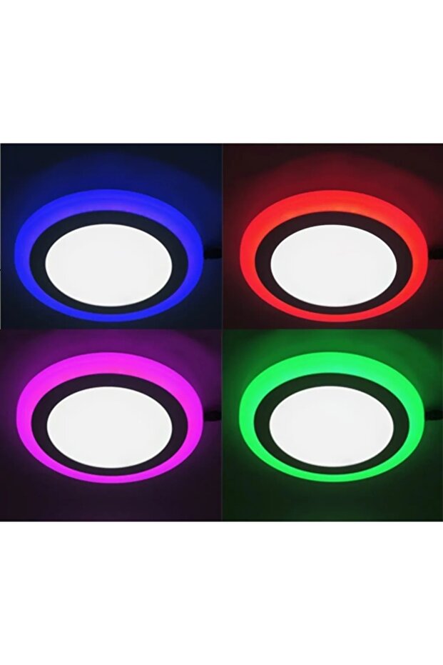 3+3 çift renkli Mavi beyaz led panel - 1