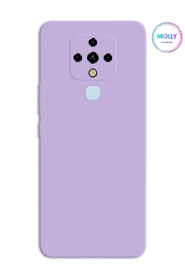 Velvet Silicone Case Inside Lavender Liquid for Tecno Camon 16