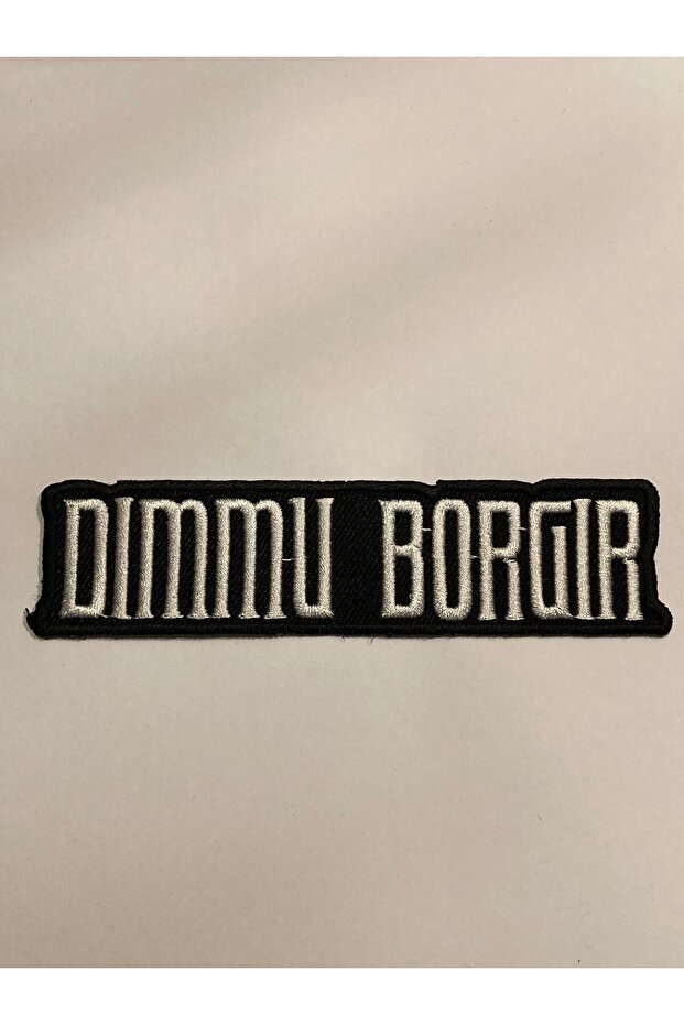 رقعة شعار Dimmu Borgir Black Metal Band، الحجاب، الملحقات، رقعة الجينز