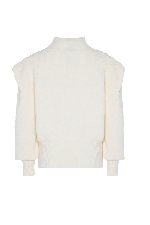 Pullover mit Perlen - 2