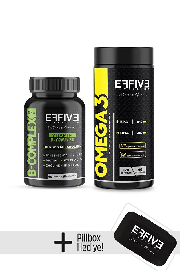 Omega 3 120 Softjel + B Complex 60 Tablet