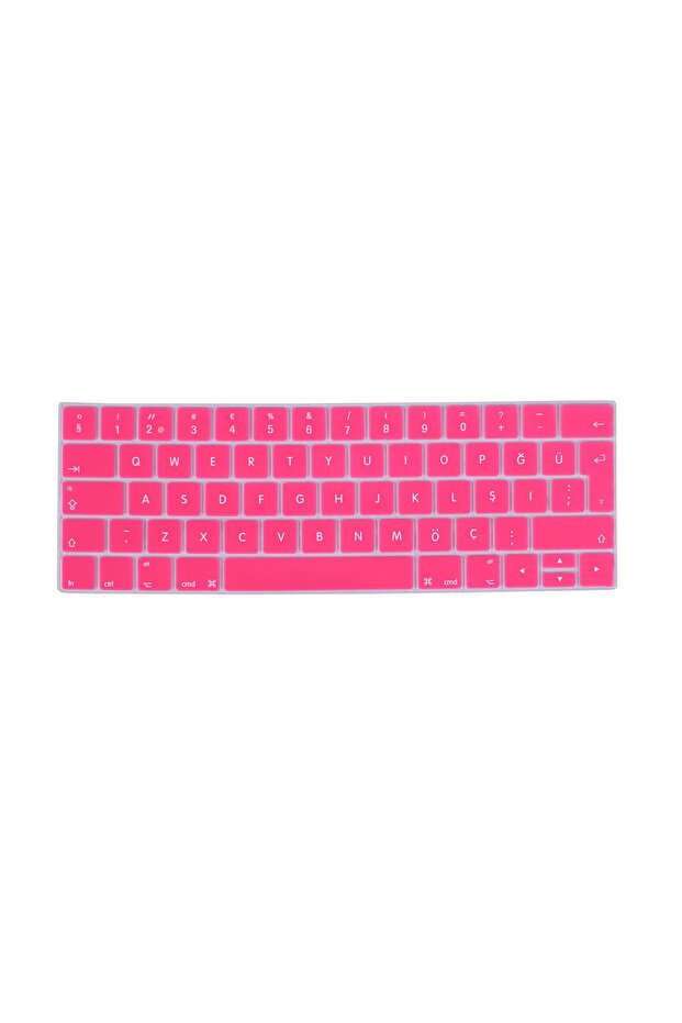 متوافق مع لوحة المفاتيح Macbook Pro 13 بوصة A1706 Touch Bar التركية المصنوعة من السيليكون Q