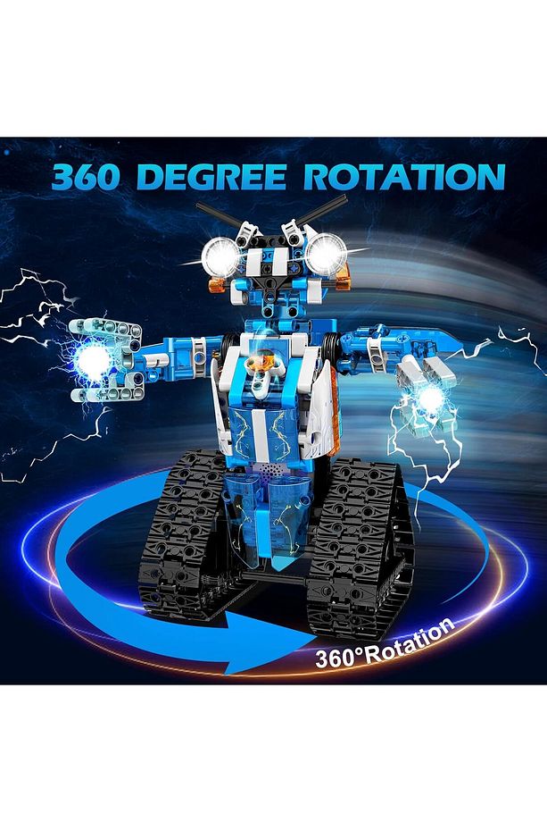 Uzaktan ve Uygulama Kontrollü Robot Yapı Seti, Kodlama ve Programlama Yapı Oyuncakları, - 3