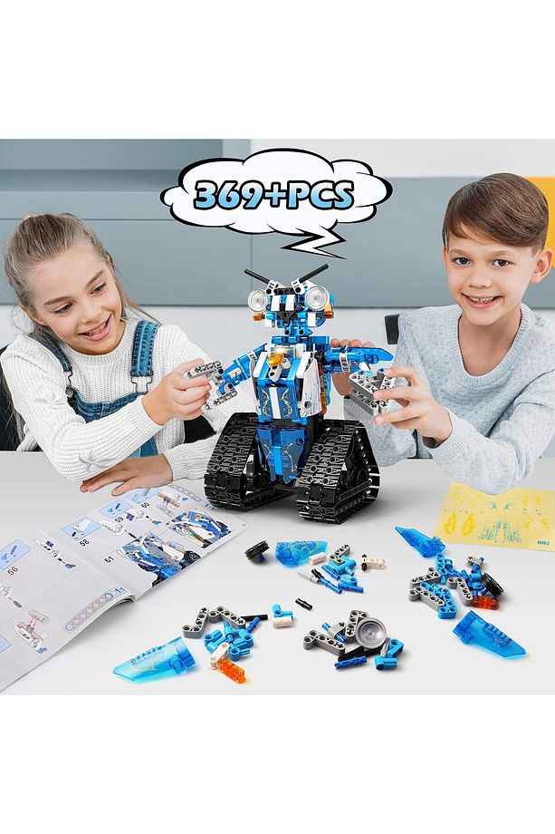 Uzaktan ve Uygulama Kontrollü Robot Yapı Seti, Kodlama ve Programlama Yapı Oyuncakları, - 6
