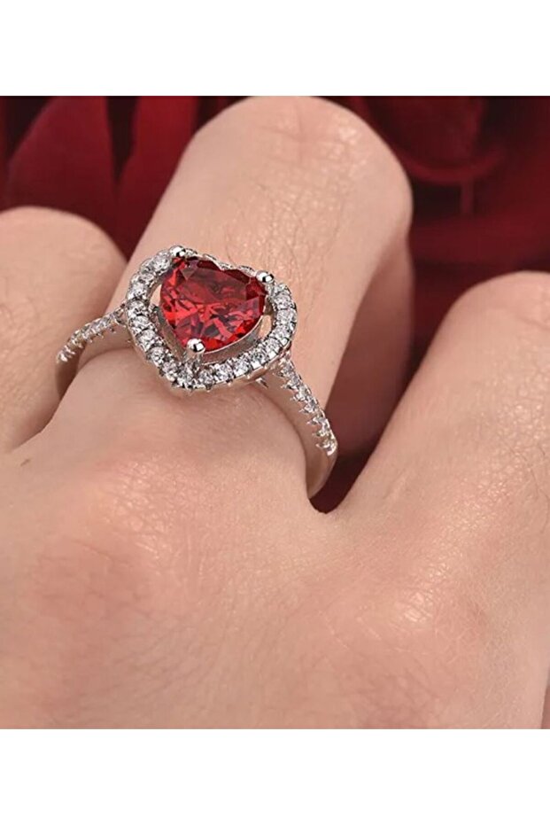 خاتم قلب مع صندوق خاص - 1