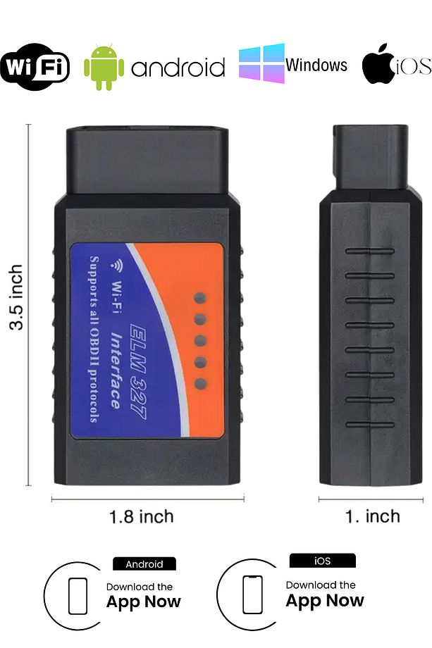 Wifi V1.5 Ios Android Araç Arıza Tespit Cihazı Obd2 - 6