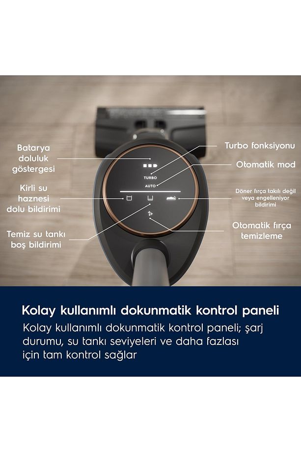Ultimate 800 EW81U3DB 21.6 V Islak Ve Kuru Dikey Şarjlı Süpürge - 8