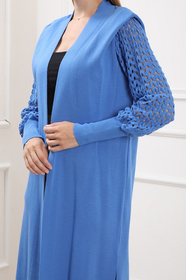 Saks Kolları Ajurlu Hırka 2352419std - 4