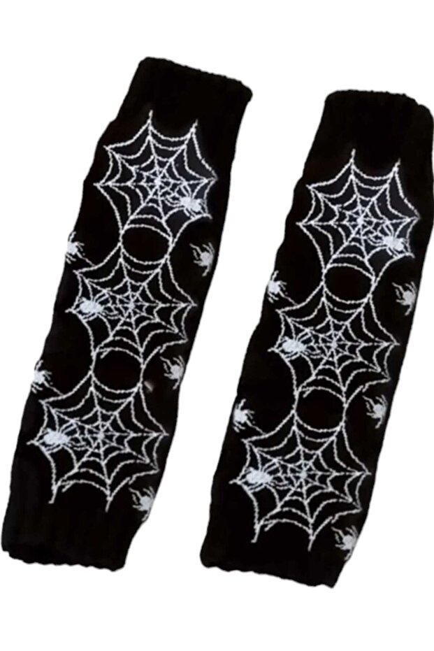 Cut Finger Spider Web Sleeve - 6