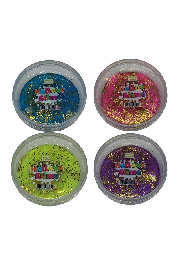 Slime Simli 4 Renk Kaliteli Fosforlu Ele Yapışmayan Pofuduk Yumuşacık Slime - 3