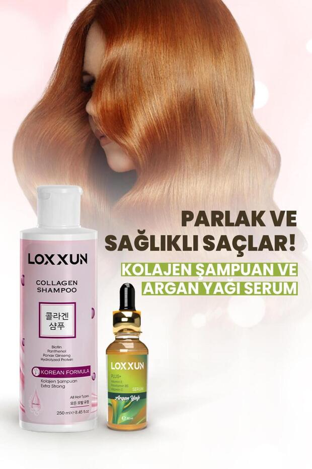 Kolajen Şampuan ve Argan Yağı Serum Seti - 2