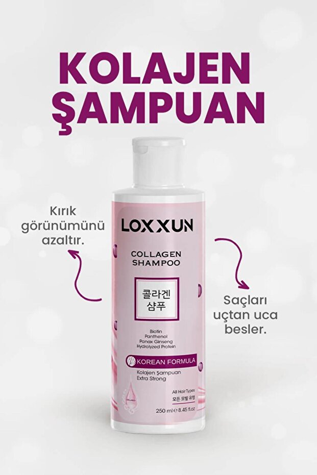 Kolajen Şampuan ve Argan Yağı Serum Seti - 3