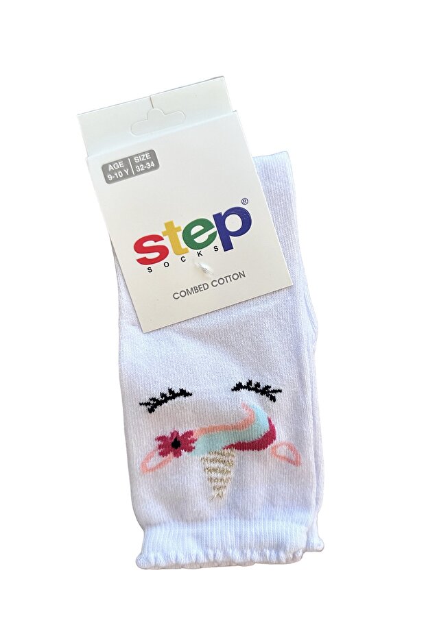 SINGLE SILVERY UNICORN SOCKET - 1