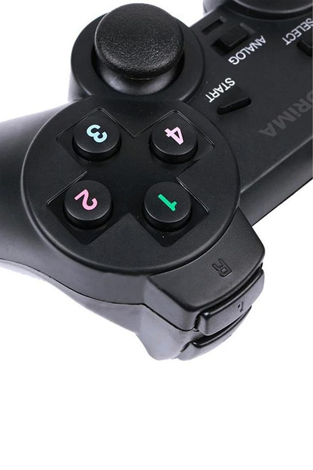 P2 Siyah Analog Usb Joystick Pc Oyun Kolu Gamepad Konsol - 2