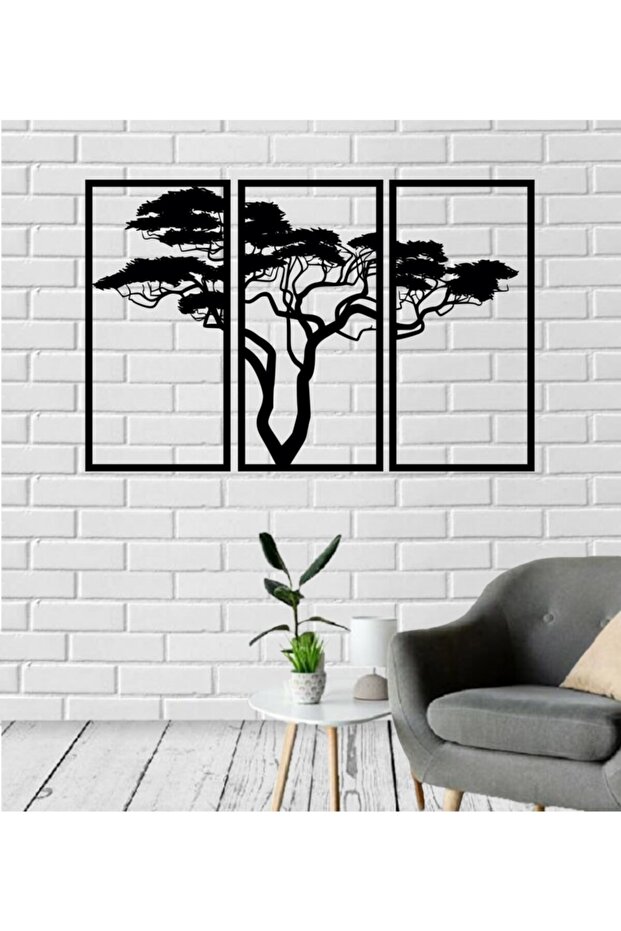3 Lü Ağaç 45x70 Tablo